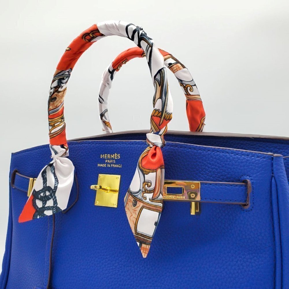 Skinny Scarf | Hand Bag, Neck Scarf (2 pieces) - Color Set #16 / Brand NEW